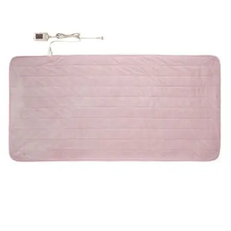 とろける肌触りのシルクタッチ あったかパーソナルマットロング　約100×200cm　ピンク【1558070】