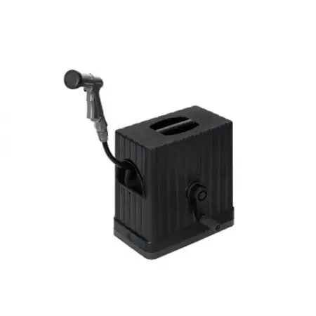 フルカバーホースリールEX 20M FHEXNー20 ダークグレー ブラック アイリスオーヤマ_雑貨・日用品  日用品 _【配送不可地域：離島・沖縄県】【1550610】