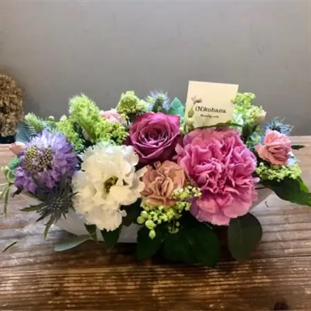 360度どこから見てもお花のアレンジメント_花・観葉植物  花 _【配送不可地域：離島・北海道・九州】【1556168】