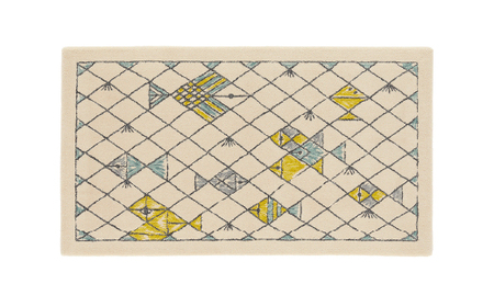 【山形緞通】happy ocean (S) [絨毯 じゅうたん ラグ カーペット oc-lphos]
