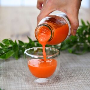 にんじんジュース りんごミックス 1L×6本 オーガニックファーム所沢農人 | にんじん ｼﾞｭｰｽ にんじん 人参 にんじん ﾆﾝｼﾞﾝ にんじん 野菜ｼﾞｭｰｽ にんじん 果肉 にんじん ﾐｯｸｽ 埼玉県 所沢市