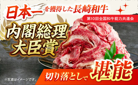 【12回定期便】長崎和牛切り落とし約1kg[ECS020]