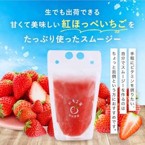 【冷凍】 いちごスムージー（紅ほっぺ）300g×6個  苺 フルーツ◇