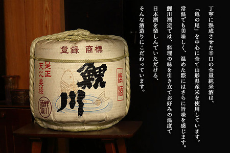 鯉川酒造 日本酒 720ml×12本セット 飲み比べ 大容量 地酒 山形産原料 1725年創業（享保10年） 老舗酒蔵 山形 庄内町