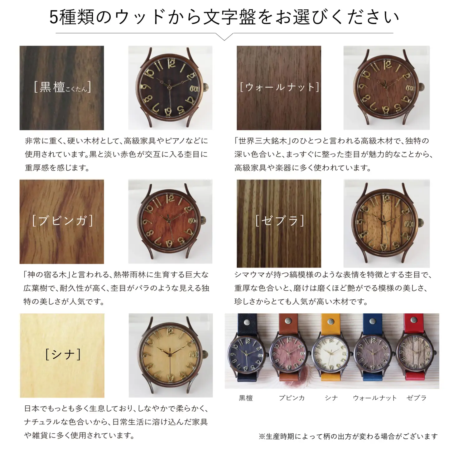 【カタログギフト】ふるさと納税限定｜選べる組み合わせ ハンドメイドウォッチ / カタログWB045L [AM303] 腕時計