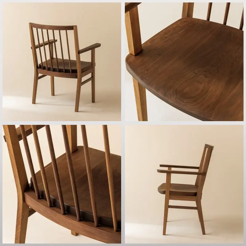 【限定1台】No.61 Chair(armrest) 椅子 1脚 ( イス 木材 家具 1点もの 限定 )【176-0005】