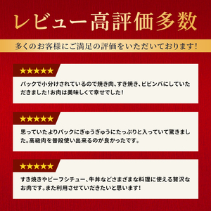 神戸牛 切落とし 250g×6P 計1.5kg 神戸牛スライス 牛肉 肉 小分け