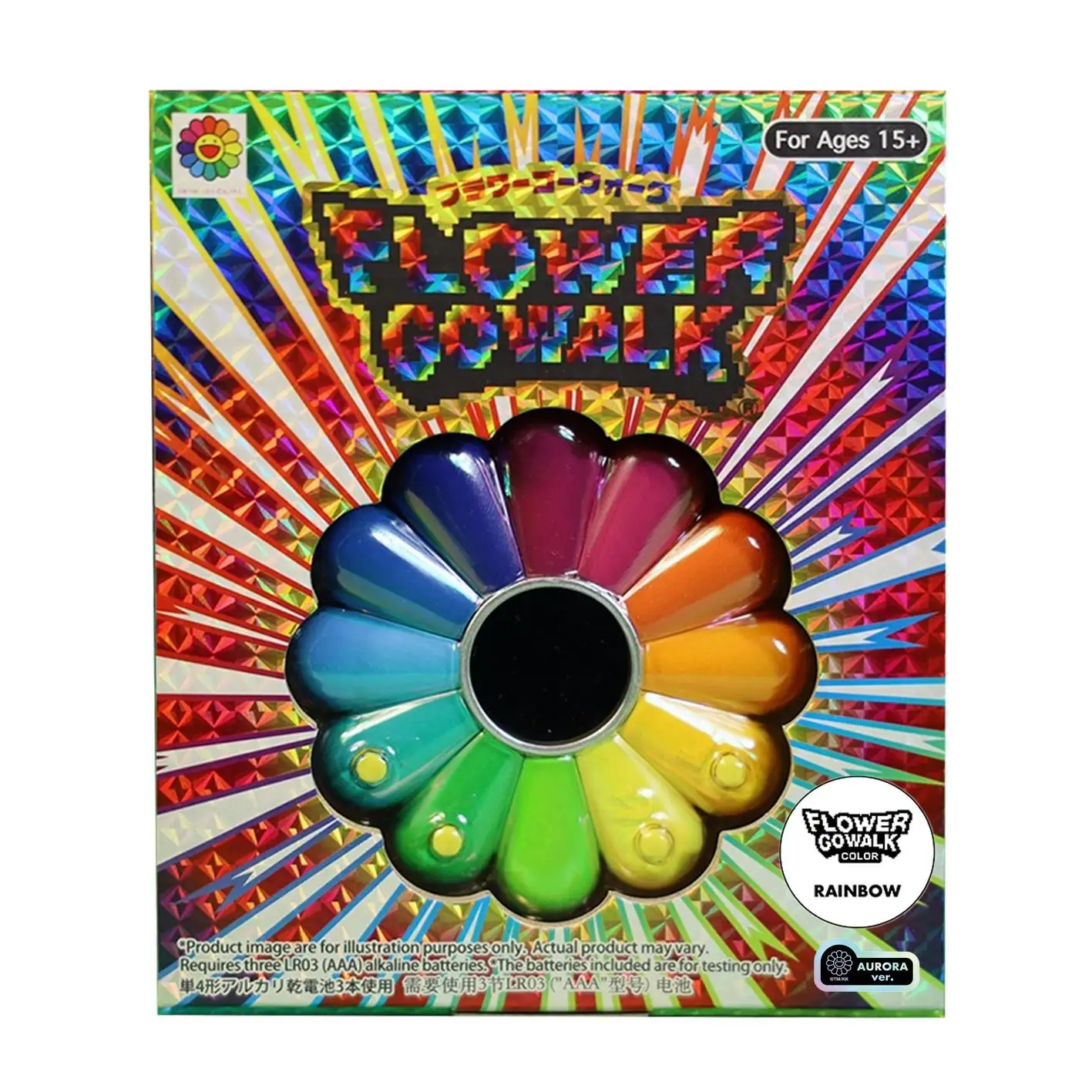 【ふるさと納税限定セット】FLOWER GO WALK COLOR (Aurora：Rainbow)カード2パック付き