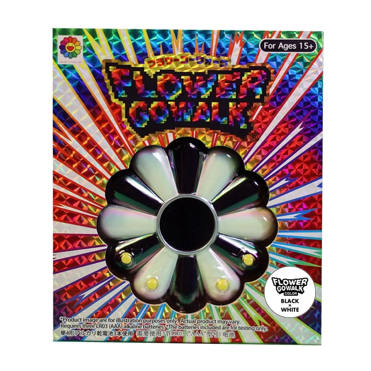 【ふるさと納税限定セット】FLOWER GO WALK COLOR (Aurora：Black×White)カード2パック付き