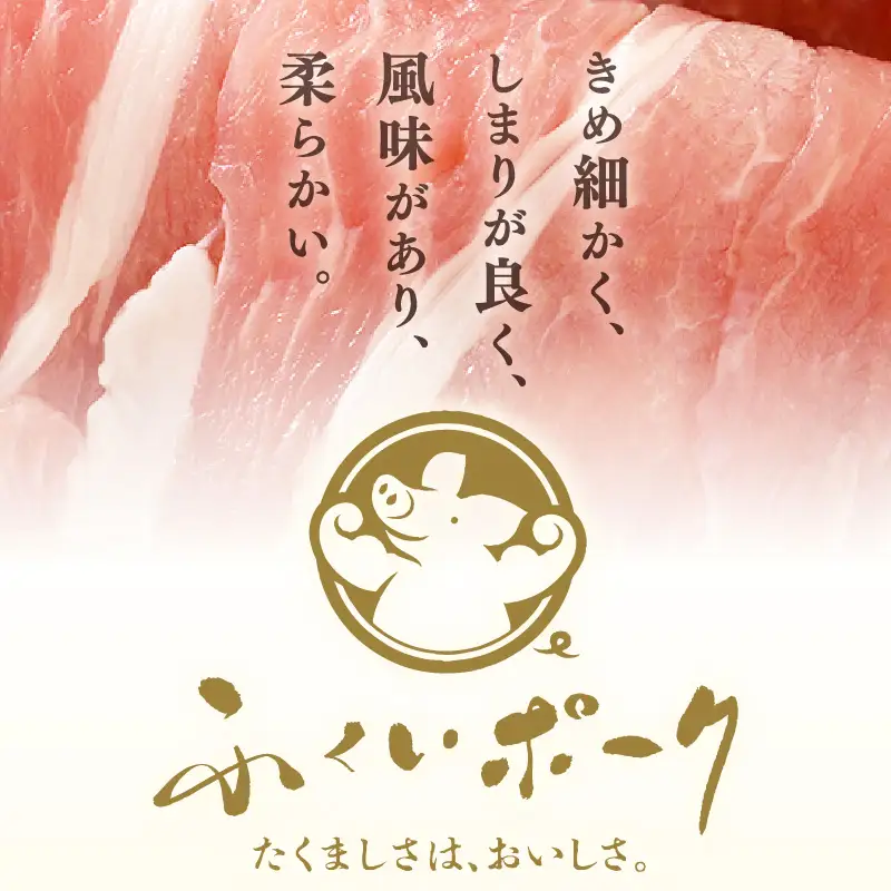 【ブランド豚】ふくいポーク 肩ロース薄切 600g 国産豚肉 冷凍 [e02-a028]