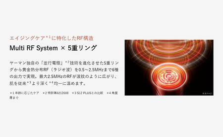 YAMAN 美顔器 LEDライト機能付き bloom 5 理想のエイジングケアを追求したRF美顔器「Bloom 5（ブルームファイブ