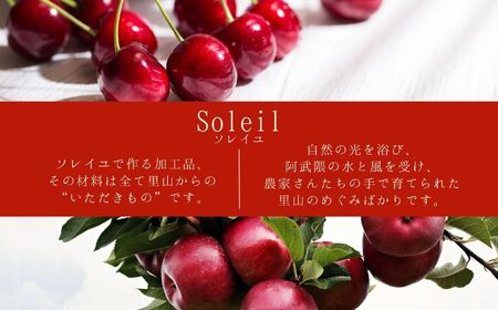 さくらんぼジャムと紅玉りんごジュレ 2個セット ジャム 朝食 パン セット ギフト【Soleil（ソレイユ）】