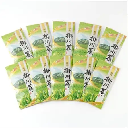 【訳あり】深蒸し掛川茶 1kg「昨年のお茶でもいいよ」という方にぴったり。100g×10本入【配送不可地域：離島・沖縄県】【1132961】