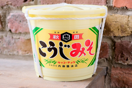 【地元の味】発酵文化の町の甘みそ樽入り 味噌