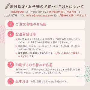 一升餅 セット イラスト青 選び取りカード リュック 【7日後からお届け日指定可能】