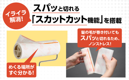 【本家の品質】元祖コロコロ ニトムズ 強粘着クリーナー 4段階長さ調節の本体（ジョイントトレイ）＋ハイグレードSC (3巻)×5（計15本）