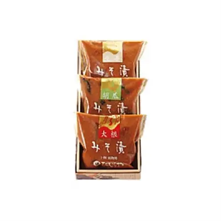 【北海道大樹町工場製造】みそ漬セット(大根・生姜・胡瓜)各150g(総重量220g)各1袋　計3袋_惣菜・加工品  漬物 _【1557121】
