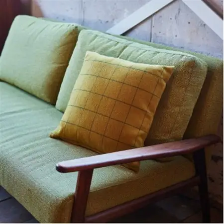 Cushion リボン マスタード【SWOF】_雑貨・日用品  家具・インテリア _【1487301】