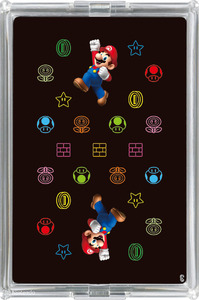 マリオトランプNo.3(ネオン)+マリオ花札赤セット(2種・各1) 特産品