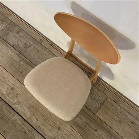 Karl Dining Chair NC アイボリー ナチュラルフレーム【SWOF】_雑貨・日用品 椅子・チェア・ソファ 家具・インテリア _【1564036】