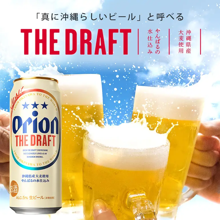 オリオンビール ザ・ドラフト （ 500ml × 24 缶 ）　【 定期便 2回 】 36-21