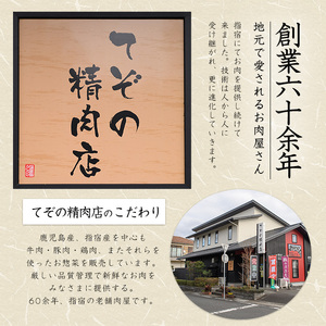 全3回 定期便 精肉店 の お惣菜 定期便 てぞの精肉店/IBZ076-002