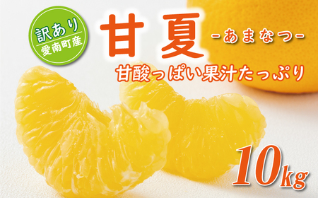 訳あり 甘夏 10kg 甘夏