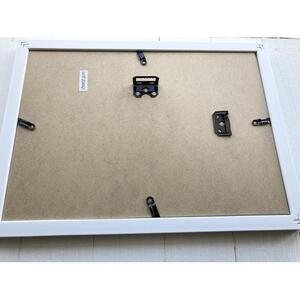 明るい形の気球の町の工場〔複製画（A4サイズ）〕（額付き）絵：徳原望