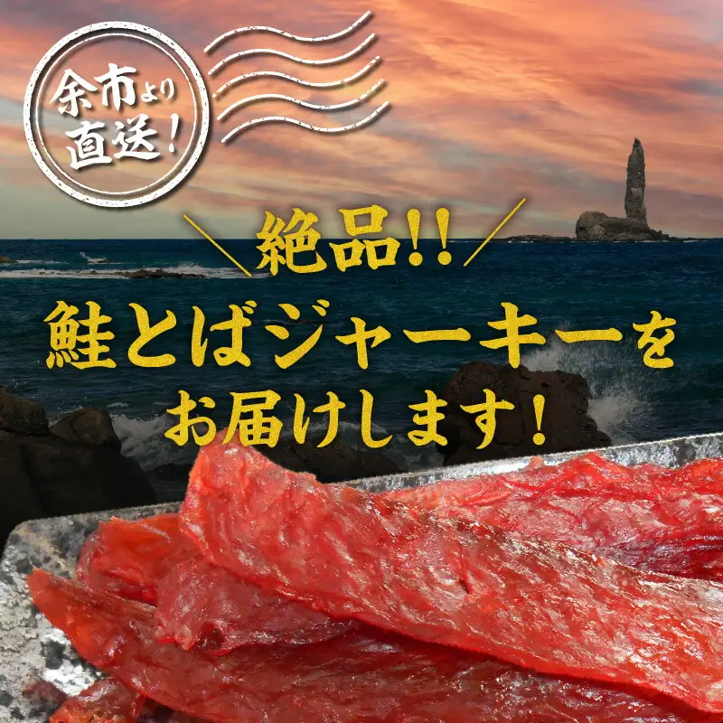 【絶品!!】鮭とば ジャーキー 175g×2 合計350g_Y021-0035