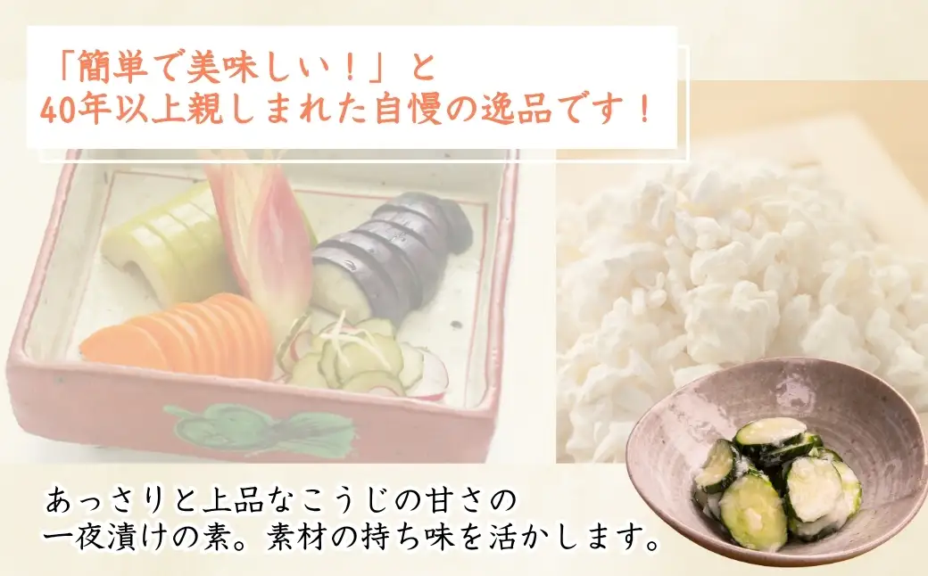 越後の塩麹 こうじ床 200g×12個入 山崎醸造 | こうじ