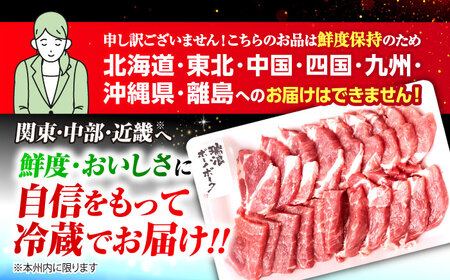 ※冷蔵配送/地域限定※ 飛騨牛 豚肉 ボーノポーク 焼肉セット 合計1kg [AZCI035] 豚肉