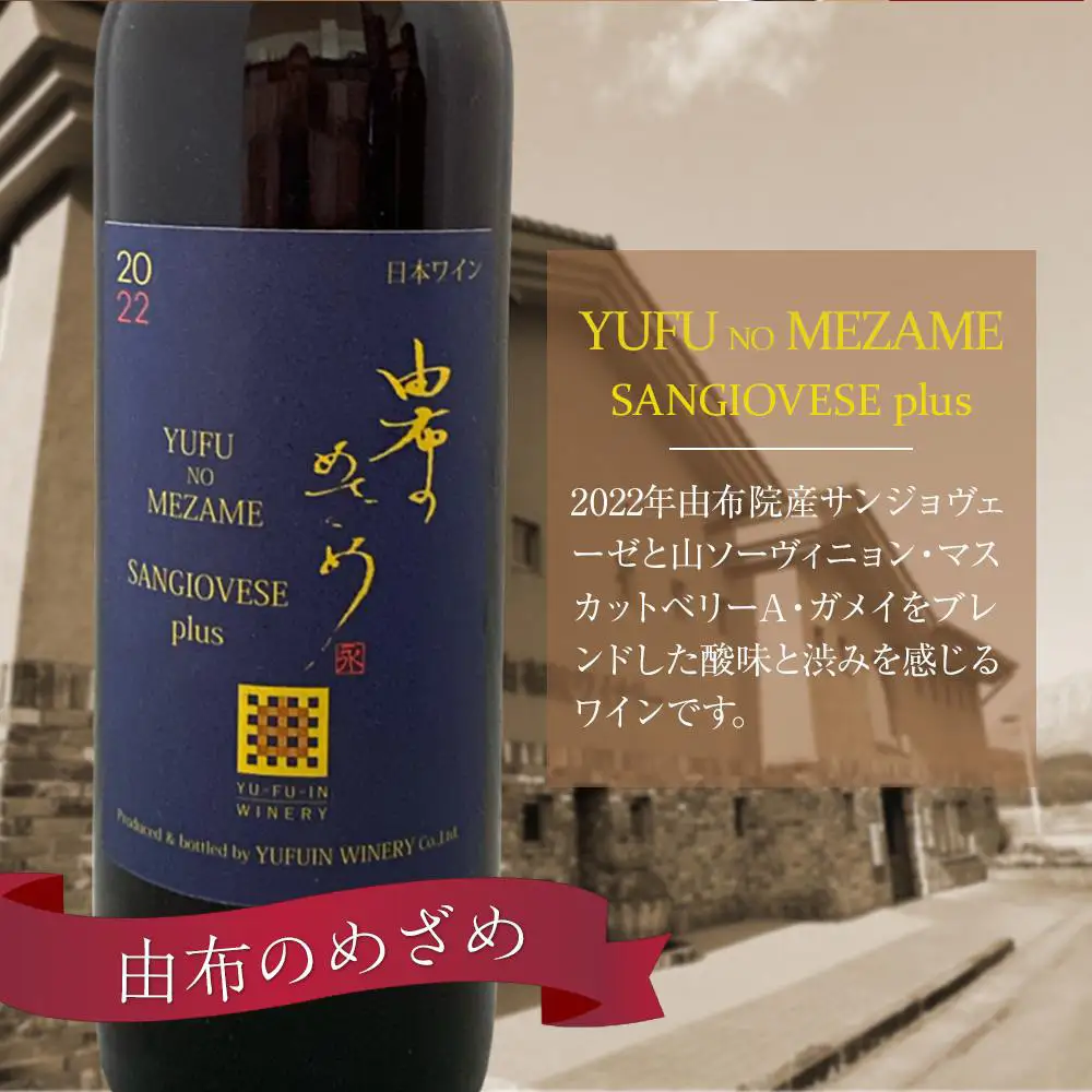由布のめざめ 2022 赤ワイン 750ml×1本・狭霧ルージュ 2018 赤ワイン 720ml×1本＜由布院ワイナリー＞
