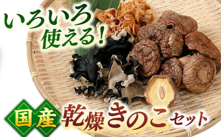 乾燥きのこ 3種×2セット（しいたけ・きくらげ） 桂川町/オドラ株式会社 [ADBA009] 国産 しいたけ 椎茸 シイタケ 木耳 きくらげ セット 九州