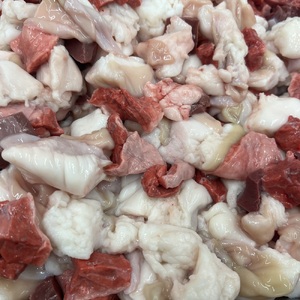 上州牛 (国産) 中落ち極厚カルビタレ漬け約400g・国産ホルモンミックスタレ漬け(800g)セット [2205]