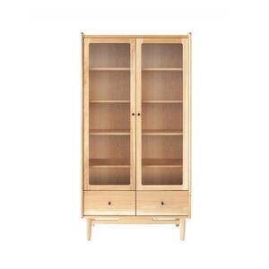 旭川家具 MUKU工房オリジナル ジャム キャビネット 引出し 北海道ナラ 【 国産 無垢 インテリア 木製 収納 ナチュラル キャビネット サイドボード リビング ダイニング 北海道 】 _04573
