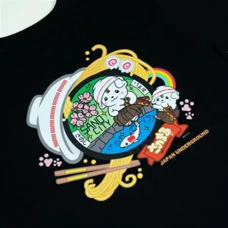 佐野市 マンホールTシャツ(さのまる)黒 Lサイズ_装飾品・工芸品 女性・レディース 洋服   装飾品・工芸品 男性・メンズ 洋服 _【1534711】