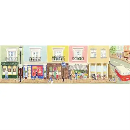 栗乃木ハルミ版画額装品「Portobello」【1334318】