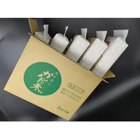 【毎月定期便】鮮度の米　かんだ米『コシヒカリ』精米　真空パック　1kg×5袋全6回【4053219】