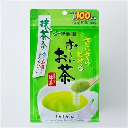 さらさらとける お～いお茶抹茶入り緑茶 80g×6袋_飲料・ドリンク 茶葉・ティーバッグ 茶 _【1549913】