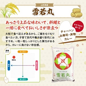 SB0794　令和7年産【精米】雪若丸　5kg×1袋 AB
