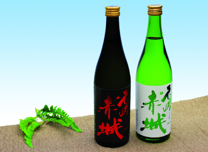 前橋地酒「名峰赤城」純米吟醸 (720mlボトル×1本)＆原酒 (720mlボトル×1本) 計1本セット | 地酒 地酒 地酒 地酒 地酒