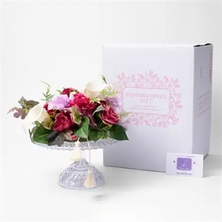 コンポートグラスフラワー(アート造花フラワー)【創花(R)商標登録認定商品】_花・観葉植物  花 _【1543929】