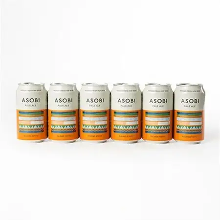 【毎月定期便】【与謝野町産ホップ使用クラフトビール】 ASOBI　350ml ×6本セット全3回_酒・アルコール 地ビール ビール   定期便 定期便  _【4060418】