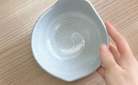 【美濃焼/みずなみ焼】 鍋用 取鉢 とんすい Lサイズ 3個セット うず刷毛(白) 瑞浪市 / 山喜製陶 食器 皿 取り皿 [AZCP088]