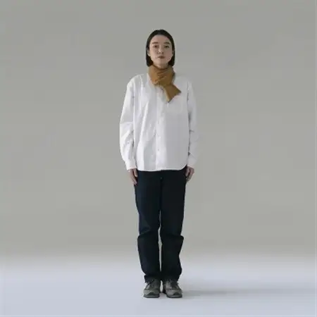 【 OTA KNIT 】TRAVEL SCARF トラベルマフラー(無地 キャメル × グレー)_装飾品・工芸品 マフラー・手袋 服飾小物 _【1568542】
