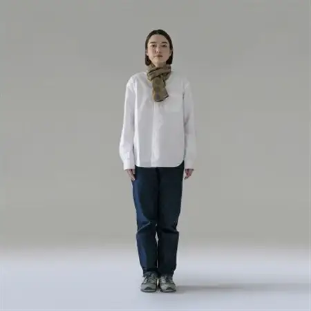 【 OTA KNIT 】TRAVEL SCARF トラベルマフラー(dot キャメル × グレー)_装飾品・工芸品 マフラー・手袋 服飾小物 _【1568550】