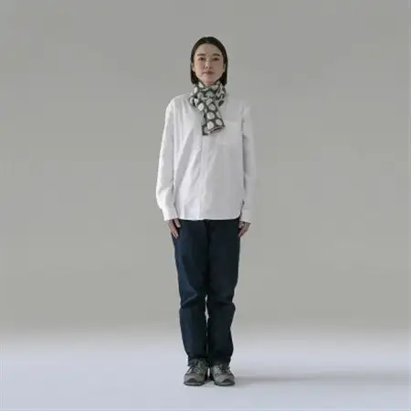 【 OTA KNIT 】TRAVEL SCARF トラベルマフラー(dot グレー×オートミール)_装飾品・工芸品 マフラー・手袋 服飾小物 _【1568551】
