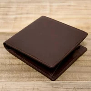 【カラー選択要】本革 「二つ折り財布(小銭入れ有)」 革 ヌメ革 長財布 革製品 選べる4色 HARUHINO 63-002