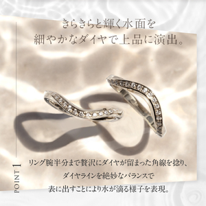 K18 DRIP ダイヤモンド リング【K18WG】 リング 指輪 ダイヤ アクセサリー ジュエリー レディース ホワイトゴールド WG K18 天然ダイヤモンド 鑑別書付 保証書付 ジュエリーケース付 ギフト プレゼント 贈り物 [h170]