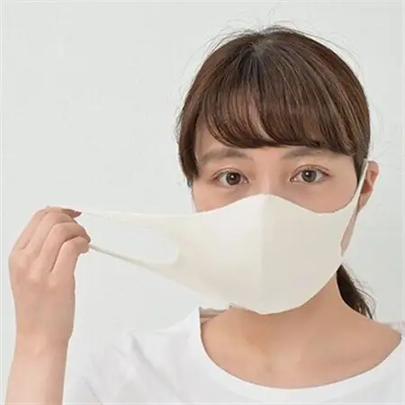 オーガニックコットン＆Ag　3D立体無縫製マスク　2枚セット【4320-7471】×2P_雑貨・日用品  日用品 _【1113062】